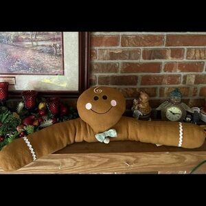 Rare Vintage Large Gingerbread Man 3 Foot Decor